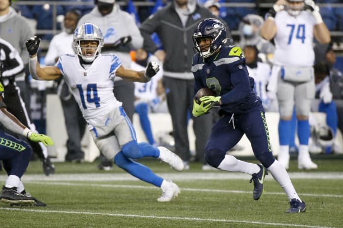 Seattle Seahawks CB D.J. Reed returns interception